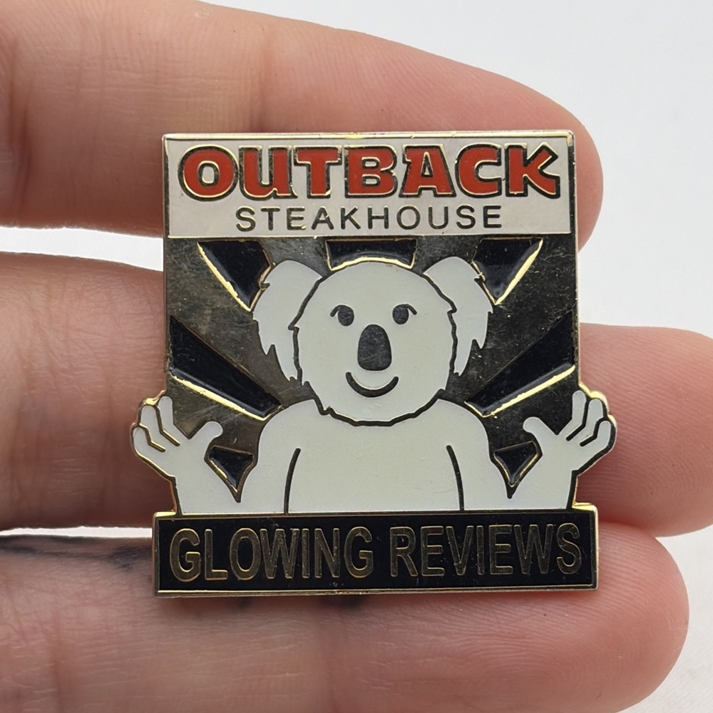 Outback Steakhouse Glowing Reviews Koala Lapel Hat Pin